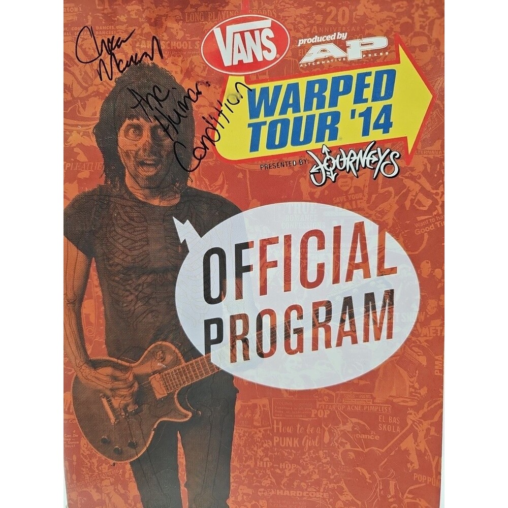 Warped Tour 2014 Program Signed by Chris Maynard of The Human Condition - Picture 4 of 7